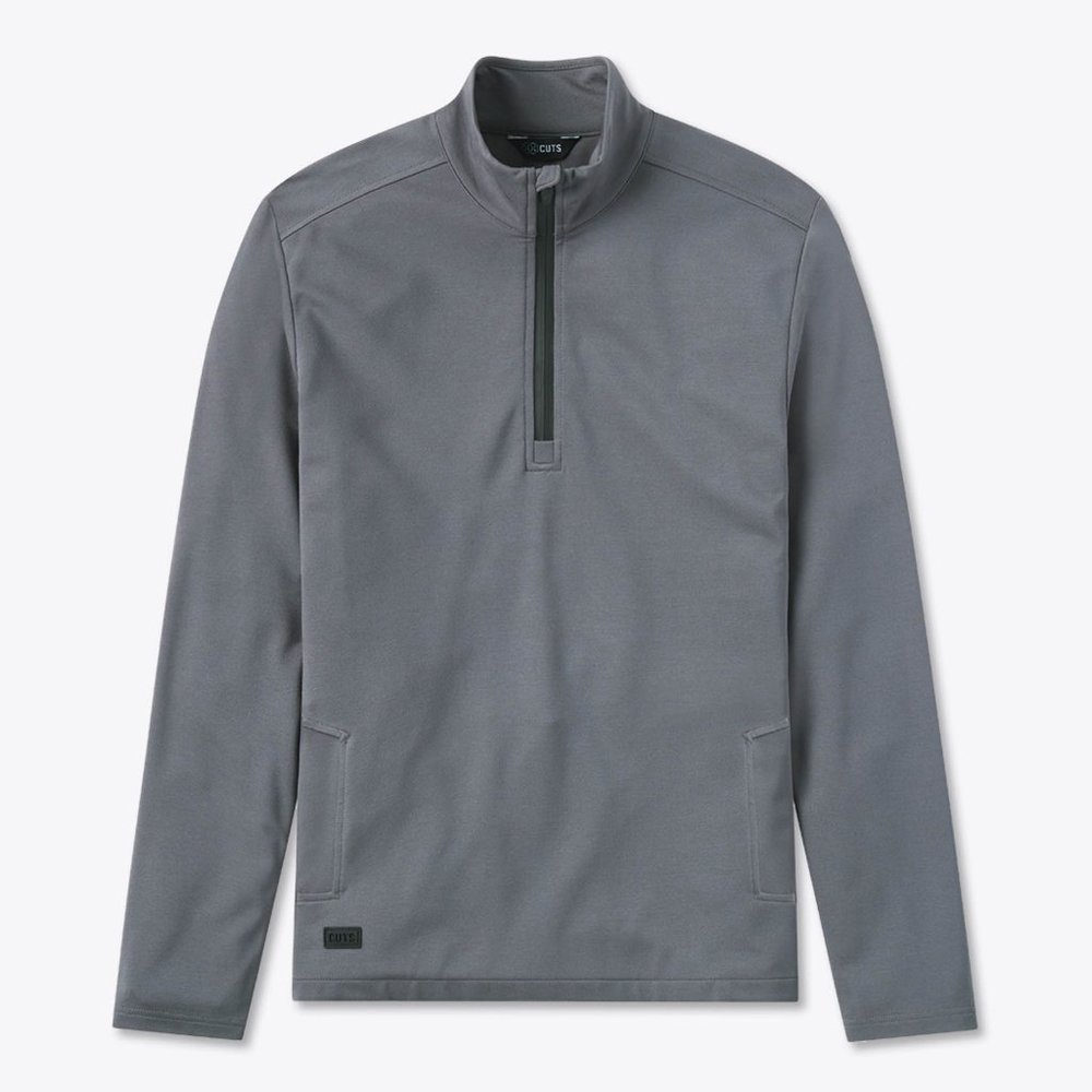 Cuts Clothing Concorde 1/4 Zip Aeroflite - Overcast